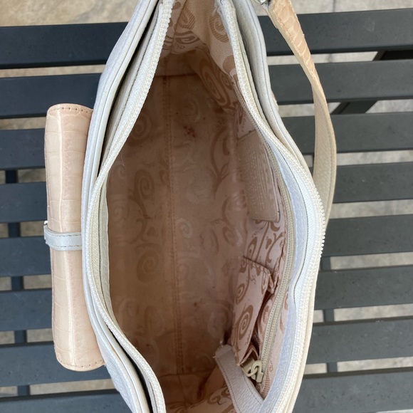 Brighton bag, ecru and sand. Like new. - Picture 7 of 10